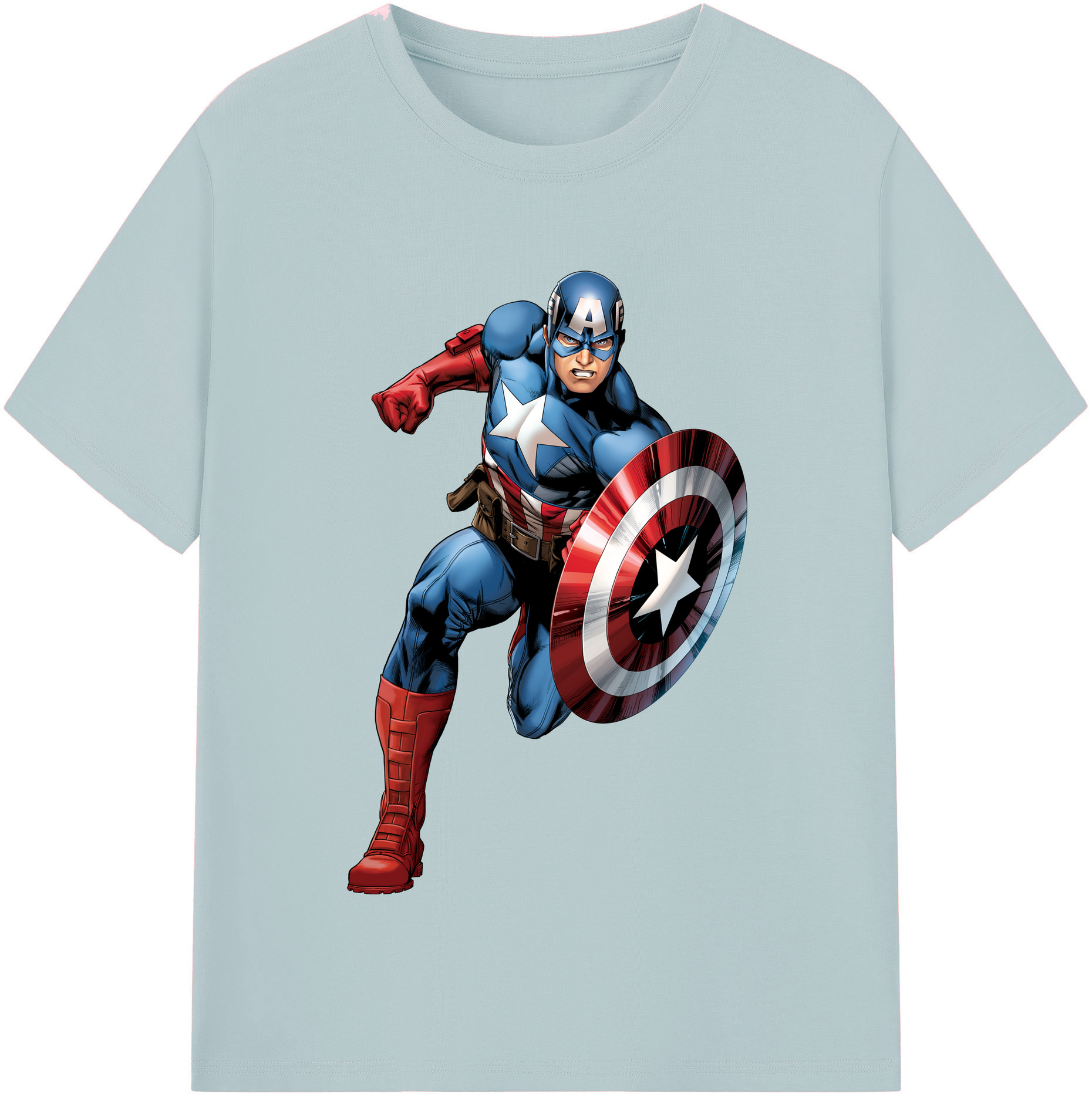 （画像用） アベンジャーズ The Avengers 綿100％半袖Tシャツ（フロントプリント）